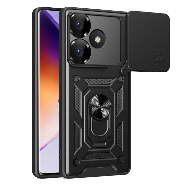 Sliding Camera Cover Design TPU+PC Phone Case, For Xiaomi Poco F6, For Xiaomi Poco F6 Pro, For Xiaomi 13 Ultra