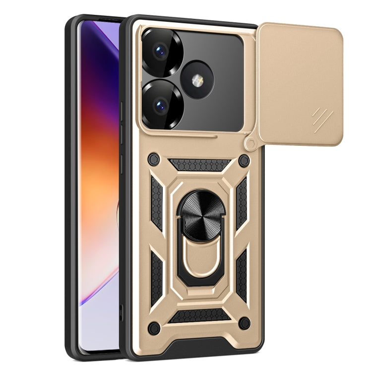 Sliding Camera Cover Design TPU+PC Phone Case, For Xiaomi Poco F6, For Xiaomi Poco F6 Pro, For Xiaomi 13 Ultra