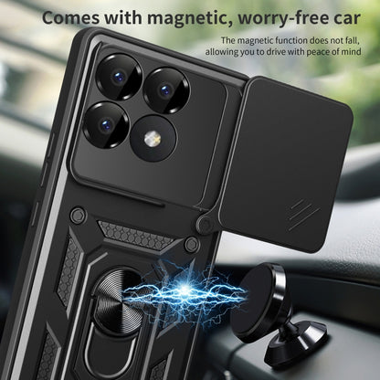 Sliding Camera Cover Design TPU+PC Phone Case, For Xiaomi Poco F6 Pro, For Xiaomi 13 Ultra