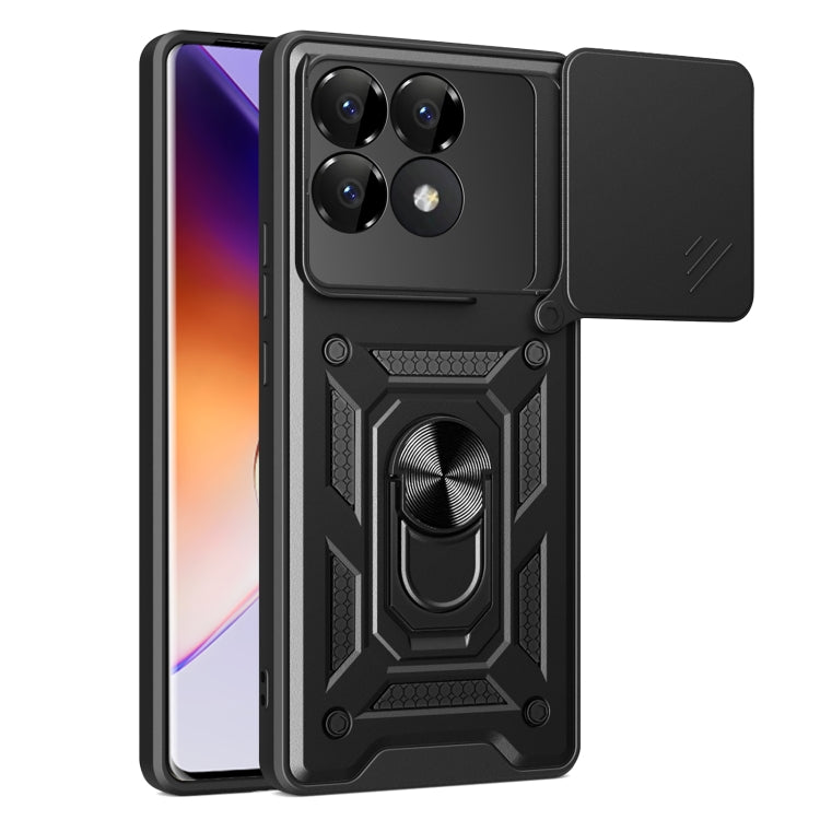 Sliding Camera Cover Design TPU+PC Phone Case, For Xiaomi Poco F6, For Xiaomi Poco F6 Pro, For Xiaomi 13 Ultra