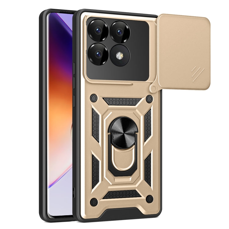 Sliding Camera Cover Design TPU+PC Phone Case, For Xiaomi Poco F6, For Xiaomi Poco F6 Pro, For Xiaomi 13 Ultra