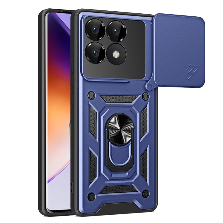 Sliding Camera Cover Design TPU+PC Phone Case, For Xiaomi Poco F6 Pro, For Xiaomi 13 Ultra