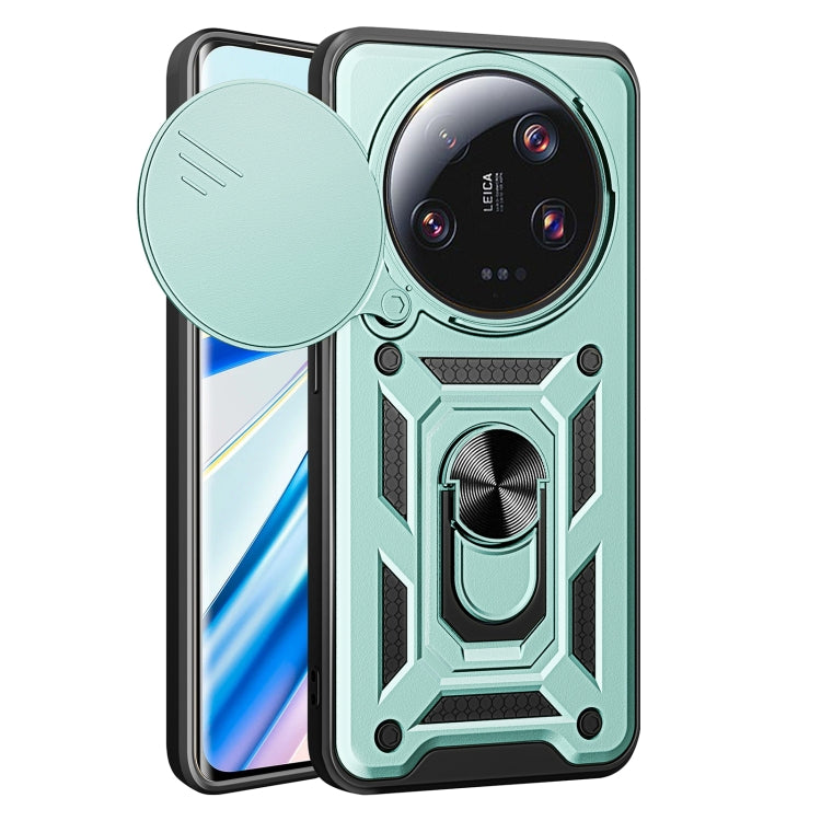 Sliding Camera Cover Design TPU+PC Phone Case, For Xiaomi Poco F6 Pro, For Xiaomi 13 Ultra