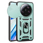 Sliding Camera Cover Design TPU+PC Phone Case, For Xiaomi Poco F6 Pro, For Xiaomi 13 Ultra