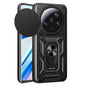 Sliding Camera Cover Design TPU+PC Phone Case, For Xiaomi Poco F6 Pro, For Xiaomi 13 Ultra