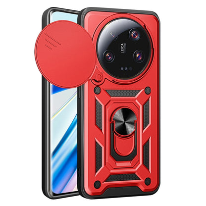 Sliding Camera Cover Design TPU+PC Phone Case, For Xiaomi Poco F6 Pro, For Xiaomi 13 Ultra