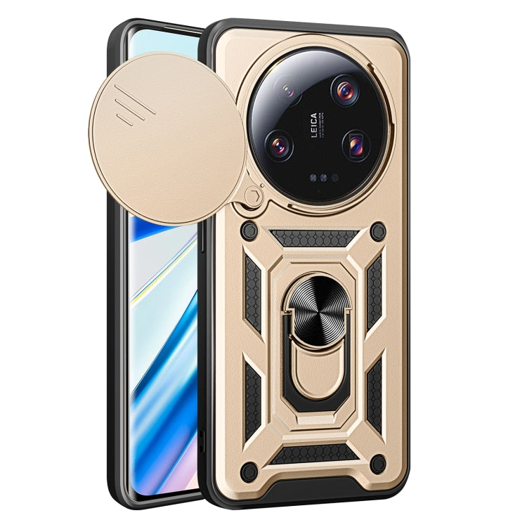 Sliding Camera Cover Design TPU+PC Phone Case, For Xiaomi Poco F6 Pro, For Xiaomi 13 Ultra