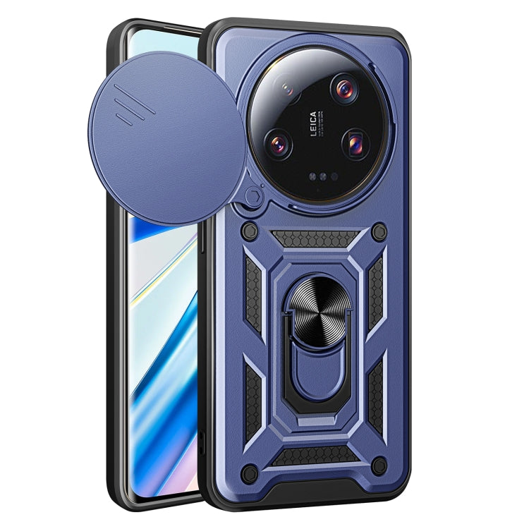Sliding Camera Cover Design TPU+PC Phone Case, For Xiaomi Poco F6 Pro, For Xiaomi 13 Ultra