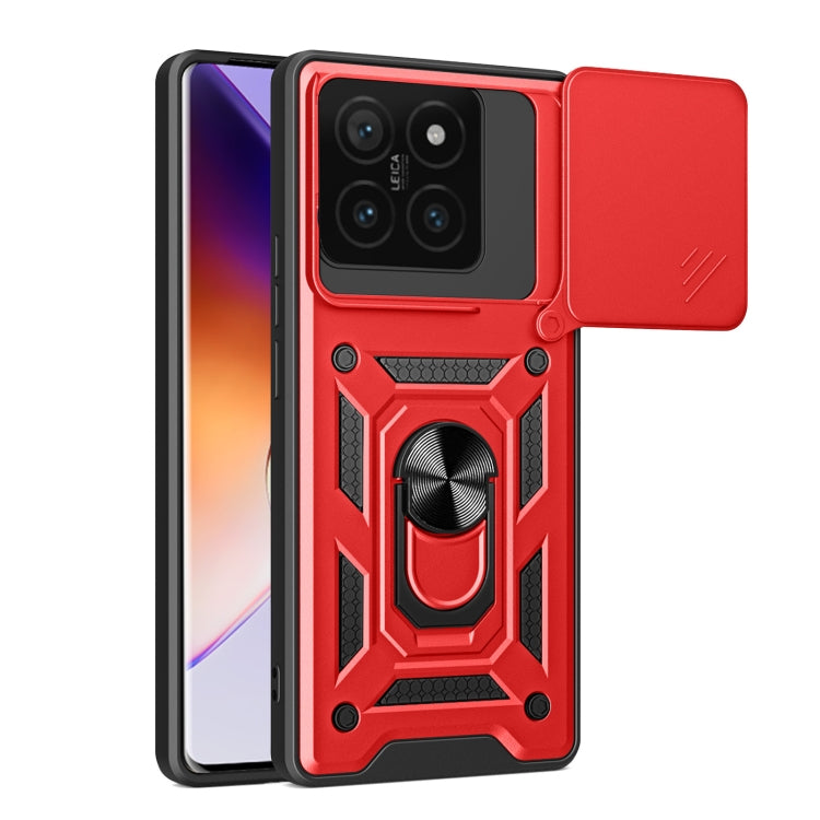 Sliding Camera Cover Design TPU+PC Phone Case, For Xiaomi 15, For Xiaomi 14T Pro 5G, For Xiaomi 14T 5G