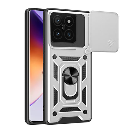 Sliding Camera Cover Design TPU+PC Phone Case, For Xiaomi 14T Pro 5G, For Xiaomi 14T 5G, For Xiaomi Poco F6