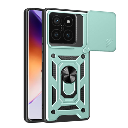Sliding Camera Cover Design TPU+PC Phone Case, For Xiaomi 14T Pro 5G, For Xiaomi 14T 5G, For Xiaomi Poco F6