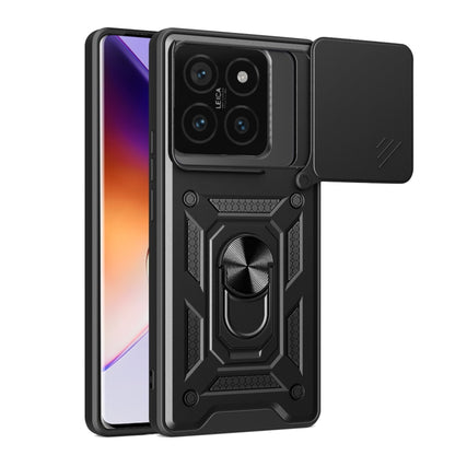 Sliding Camera Cover Design TPU+PC Phone Case, For Xiaomi 14T Pro 5G, For Xiaomi 14T 5G, For Xiaomi Poco F6