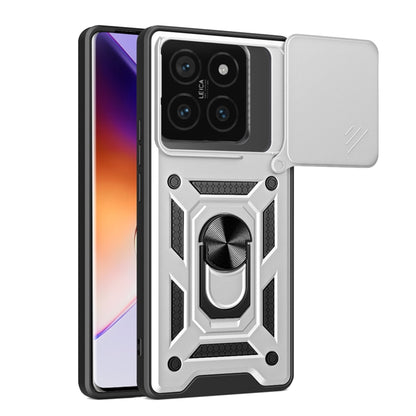 Sliding Camera Cover Design TPU+PC Phone Case, For Xiaomi 14T Pro 5G, For Xiaomi 14T 5G, For Xiaomi Poco F6