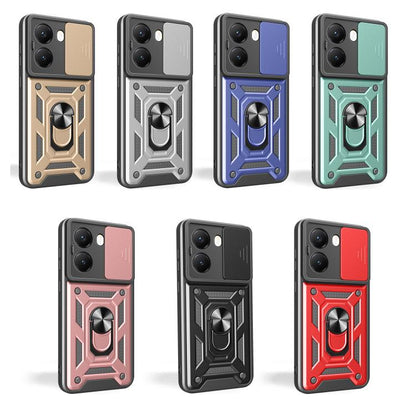 Sliding Camera Cover Design TPU+PC Phone Case, For Xiaomi Poco X7 Pro 5G Global, For Xiaomi Poco M7 Pro 5G, For Xiaomi 15 Pro