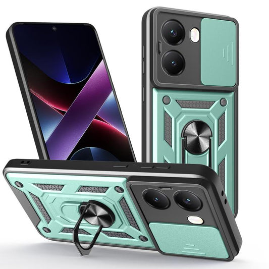 Sliding Camera Cover Design TPU+PC Phone Case, For Xiaomi Poco X7 Pro 5G Global, For Xiaomi Poco M7 Pro 5G, For Xiaomi 15 Pro
