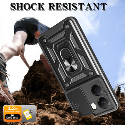 Sliding Camera Cover Design TPU+PC Phone Case, For Xiaomi Poco X7 Pro 5G Global, For Xiaomi Poco M7 Pro 5G, For Xiaomi 15 Pro