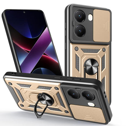 Sliding Camera Cover Design TPU+PC Phone Case, For Xiaomi Poco X7 Pro 5G Global, For Xiaomi Poco M7 Pro 5G, For Xiaomi 15 Pro