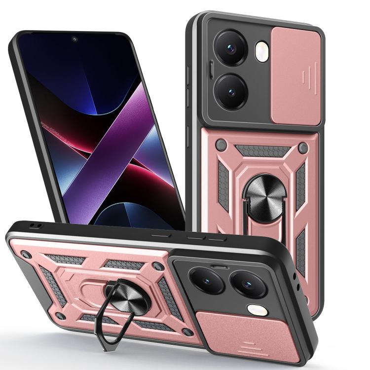 Sliding Camera Cover Design TPU+PC Phone Case, For Xiaomi Poco X7 Pro 5G Global, For Xiaomi Poco M7 Pro 5G, For Xiaomi 15 Pro