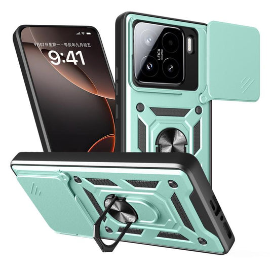 Sliding Camera Cover Design TPU+PC Phone Case, For Xiaomi 15, For Xiaomi 14T Pro 5G, For Xiaomi 14T 5G