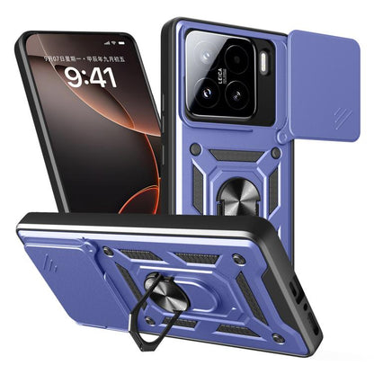 Sliding Camera Cover Design TPU+PC Phone Case, For Xiaomi 15, For Xiaomi 14T Pro 5G, For Xiaomi 14T 5G