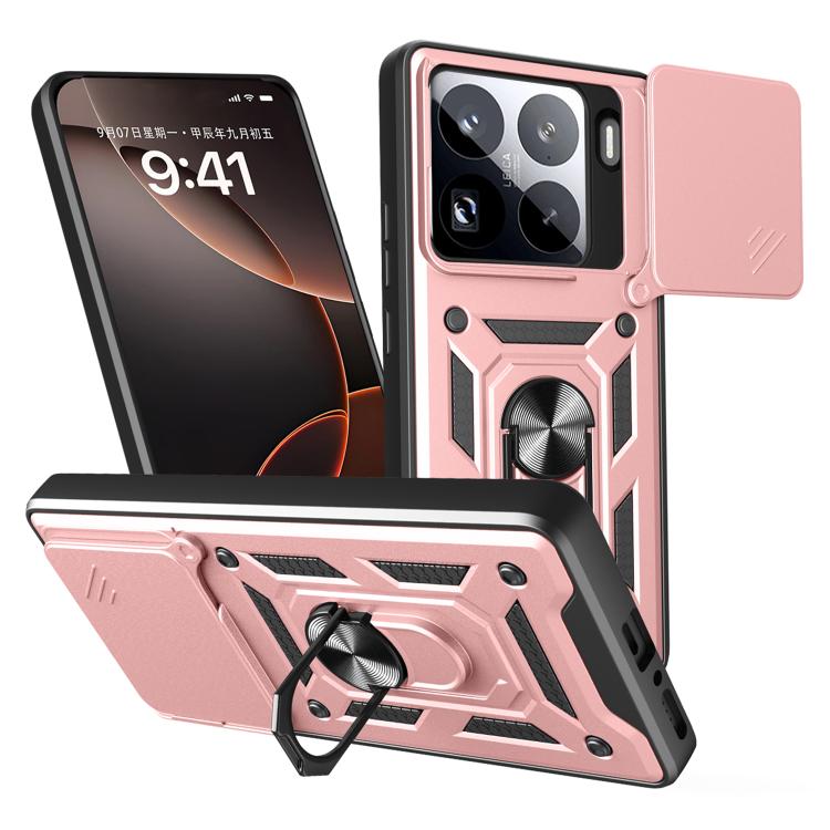 Sliding Camera Cover Design TPU+PC Phone Case, For Xiaomi Poco X7 Pro 5G Global, For Xiaomi Poco M7 Pro 5G, For Xiaomi 15 Pro