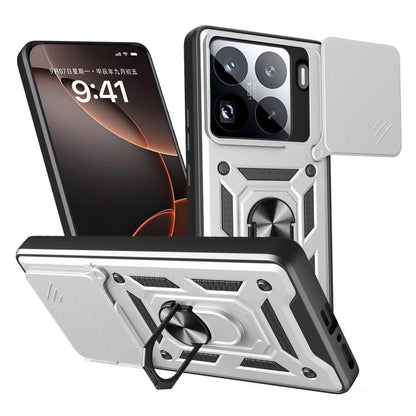 Sliding Camera Cover Design TPU+PC Phone Case, For Xiaomi Poco M7 Pro 5G, For Xiaomi 15 Pro, For Xiaomi 15