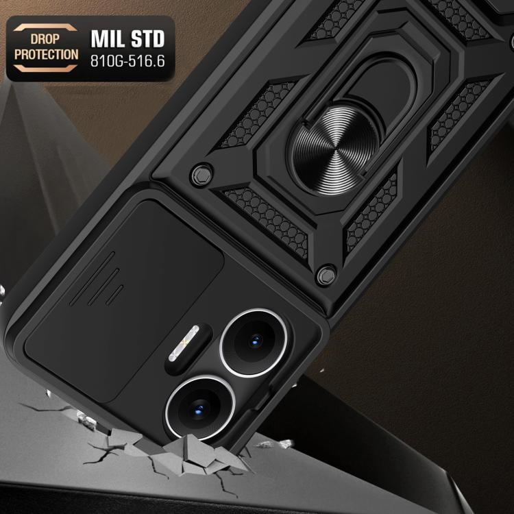 Sliding Camera Cover Design TPU+PC Phone Case, For Xiaomi Poco F7 / Turbo 4 Pro, For Xiaomi 15 Ultra, For Xiaomi Poco X7 Pro 5G Global
