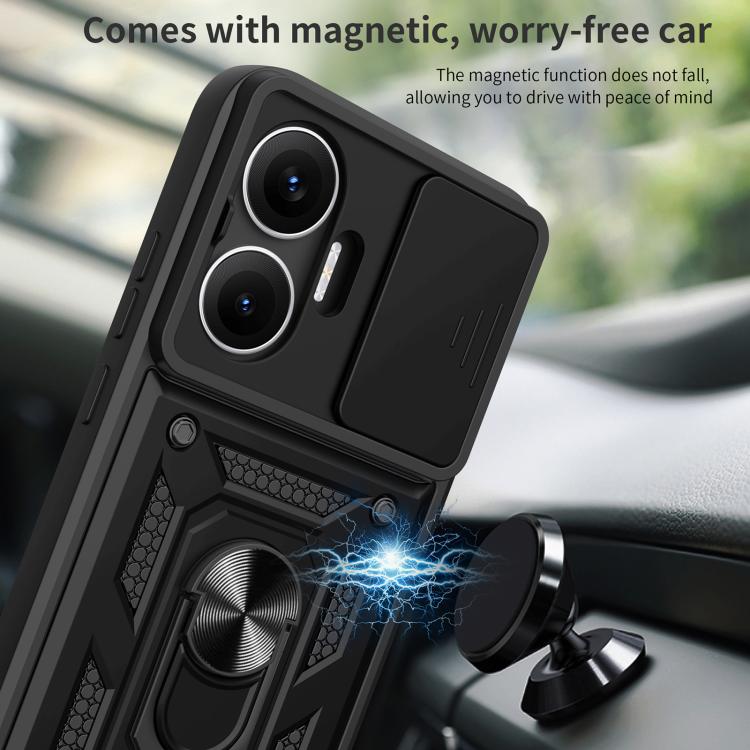Sliding Camera Cover Design TPU+PC Phone Case, For Xiaomi Poco F7 / Turbo 4 Pro, For Xiaomi 15 Ultra, For Xiaomi Poco X7 Pro 5G Global