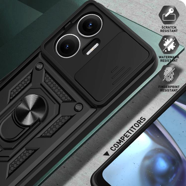 Sliding Camera Cover Design TPU+PC Phone Case, For Xiaomi Poco F7 / Turbo 4 Pro, For Xiaomi 15 Ultra, For Xiaomi Poco X7 Pro 5G Global