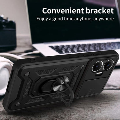 Sliding Camera Cover Design TPU+PC Phone Case, For Xiaomi Poco F7 / Turbo 4 Pro, For Xiaomi 15 Ultra, For Xiaomi Poco X7 Pro 5G Global