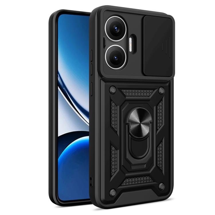 Sliding Camera Cover Design TPU+PC Phone Case, For Xiaomi 15T, For Xiaomi Poco F7, For Xiaomi 15 Ultra