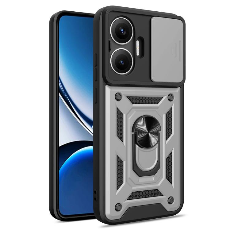 Sliding Camera Cover Design TPU+PC Phone Case, For Xiaomi 15T, For Xiaomi Poco F7, For Xiaomi 15 Ultra