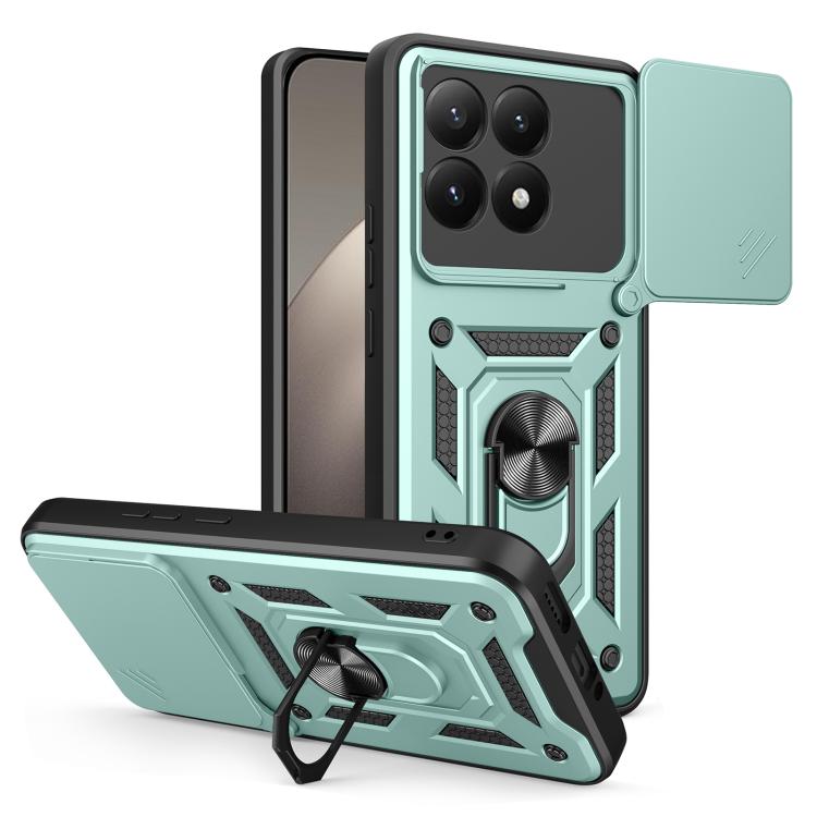 Sliding Camera Cover Design TPU+PC Phone Case, For Xiaomi 15T, For Xiaomi Poco F7 / Turbo 4 Pro, For Xiaomi 15 Ultra