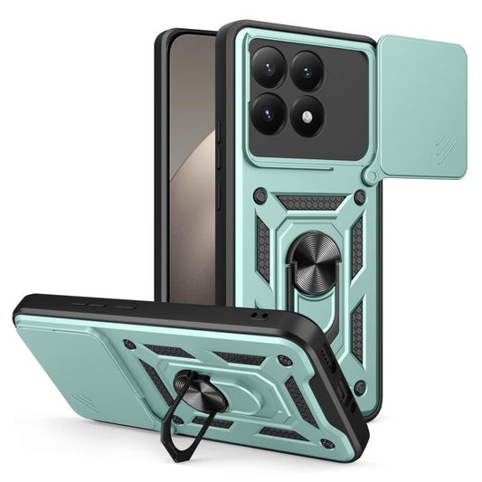 Sliding Camera Cover Design TPU+PC Phone Case, For Xiaomi 15T, For Xiaomi Poco F7 / Turbo 4 Pro, For Xiaomi 15 Ultra