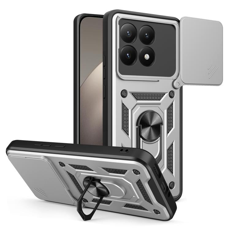 Sliding Camera Cover Design TPU+PC Phone Case, For Xiaomi 15T, For Xiaomi Poco F7 / Turbo 4 Pro, For Xiaomi 15 Ultra