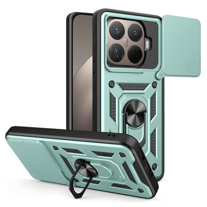 Sliding Camera Cover Design TPU+PC Phone Case, For Xiaomi Poco M7 4G 169mm, For Xiaomi 15T Pro, For Xiaomi 15T