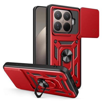 Sliding Camera Cover Design TPU+PC Phone Case, For Xiaomi 17 Pro Max, For Xiaomi Poco M7 4G 169mm, For Xiaomi 15T Pro