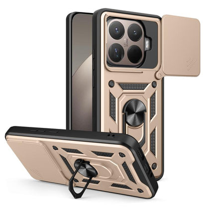 Sliding Camera Cover Design TPU+PC Phone Case, For Xiaomi 17 Pro Max, For Xiaomi Poco M7 4G 169mm, For Xiaomi 15T Pro