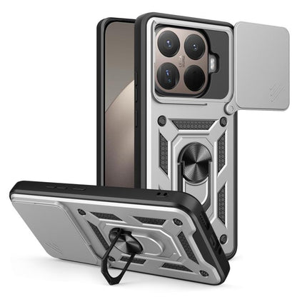 Sliding Camera Cover Design TPU+PC Phone Case, For Xiaomi Poco M7 4G 169mm, For Xiaomi 15T Pro, For Xiaomi 15T