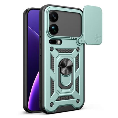 Sliding Camera Cover Design TPU+PC Phone Case, For Xiaomi 17 Pro Max, For Xiaomi Poco M7 4G 169mm, For Xiaomi 15T Pro