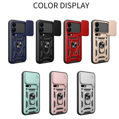 Sliding Camera Cover Design TPU+PC Phone Case, For Xiaomi 17 Pro Max, For Xiaomi Poco M7 4G 169mm, For Xiaomi 15T Pro