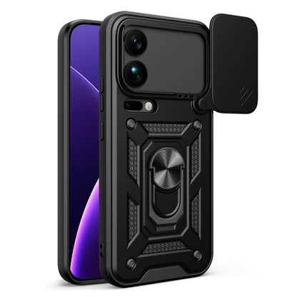 Sliding Camera Cover Design TPU+PC Phone Case, For Xiaomi 17 Pro Max, For Xiaomi Poco M7 4G 169mm, For Xiaomi 15T Pro