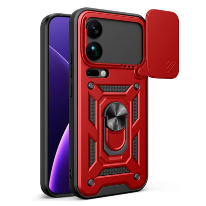 Sliding Camera Cover Design TPU+PC Phone Case, For Xiaomi 17 Pro Max, For Xiaomi Poco M7 4G 169mm, For Xiaomi 15T Pro