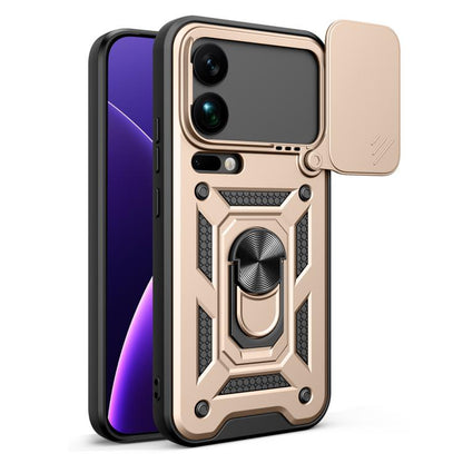 Sliding Camera Cover Design TPU+PC Phone Case, For Xiaomi 17 Pro Max, For Xiaomi Poco M7 4G 169mm, For Xiaomi 15T Pro