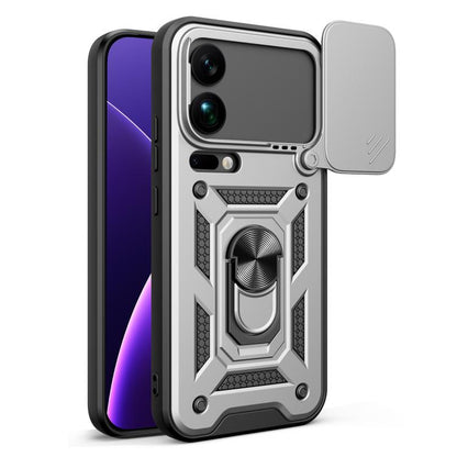 Sliding Camera Cover Design TPU+PC Phone Case, For Xiaomi 17 Pro Max, For Xiaomi Poco M7 4G 169mm, For Xiaomi 15T Pro