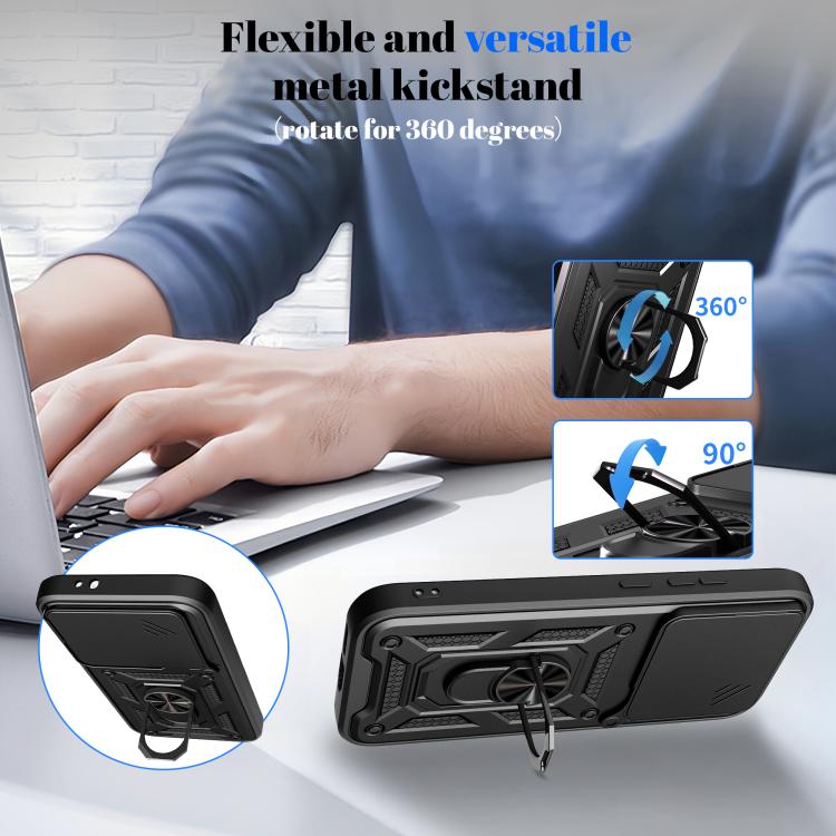 Sliding Camera Cover Design TPU+PC Phone Case, For Xiaomi Poco X8 Pro 5G, For Xiaomi 17 Ultra, For Xiaomi 17 Pro Max