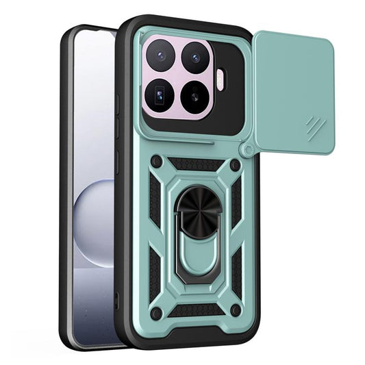 Sliding Camera Cover Design TPU+PC Phone Case, For Xiaomi 17T Pro 5G, For Xiaomi 17T 5G, For Xiaomi Poco X8 Pro Max 5G