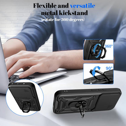 Sliding Camera Cover Design TPU+PC Phone Case, For Xiaomi 17T Pro 5G, For Xiaomi 17T 5G, For Xiaomi Poco X8 Pro Max 5G