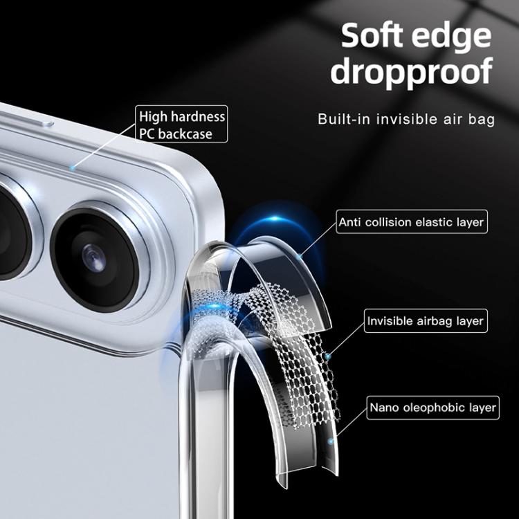 Armor Clear TPU Hybrid PC Phone Case, For Samsung Galaxy S25 Edge 5G, For Samsung Galaxy S24 FE 5G