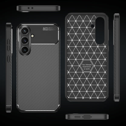 Carbon Fiber Texture Shockproof TPU Phone Case